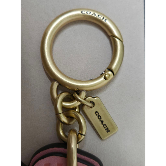 NWOT Coach Pink Tea Flower Charm - Picture 3 of 6